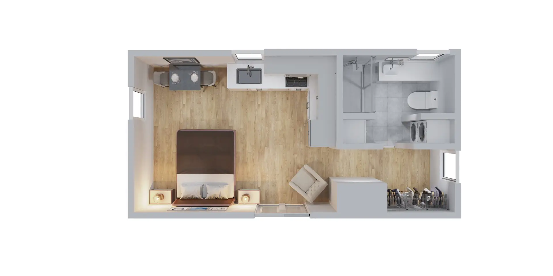 Site-Built ADU Floor Plans Studio