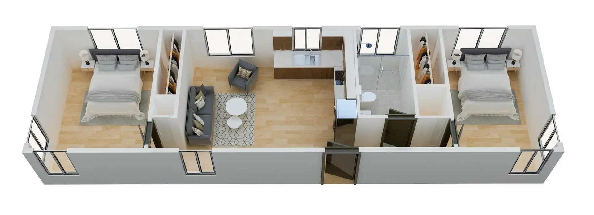 Simplify Life: Oasis ADU 380-sq-ft 1-Bed, 1-Bath